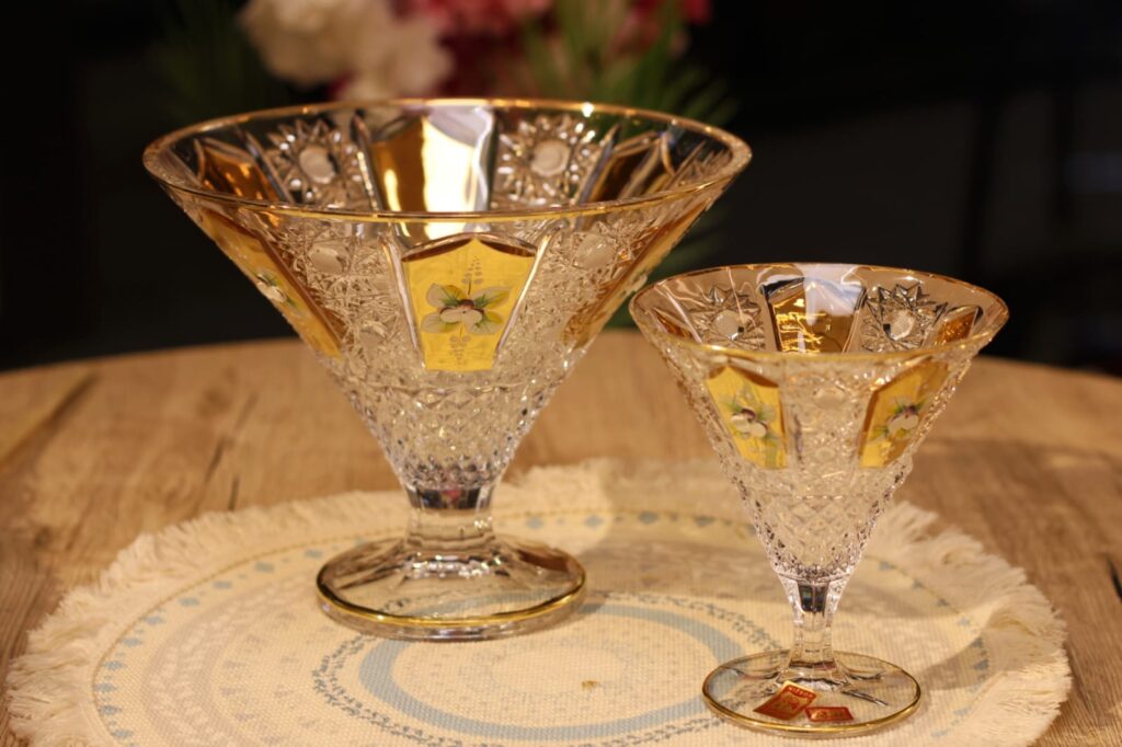 طقم خشاف الكسندر حفر ورد بارز 7 قطع