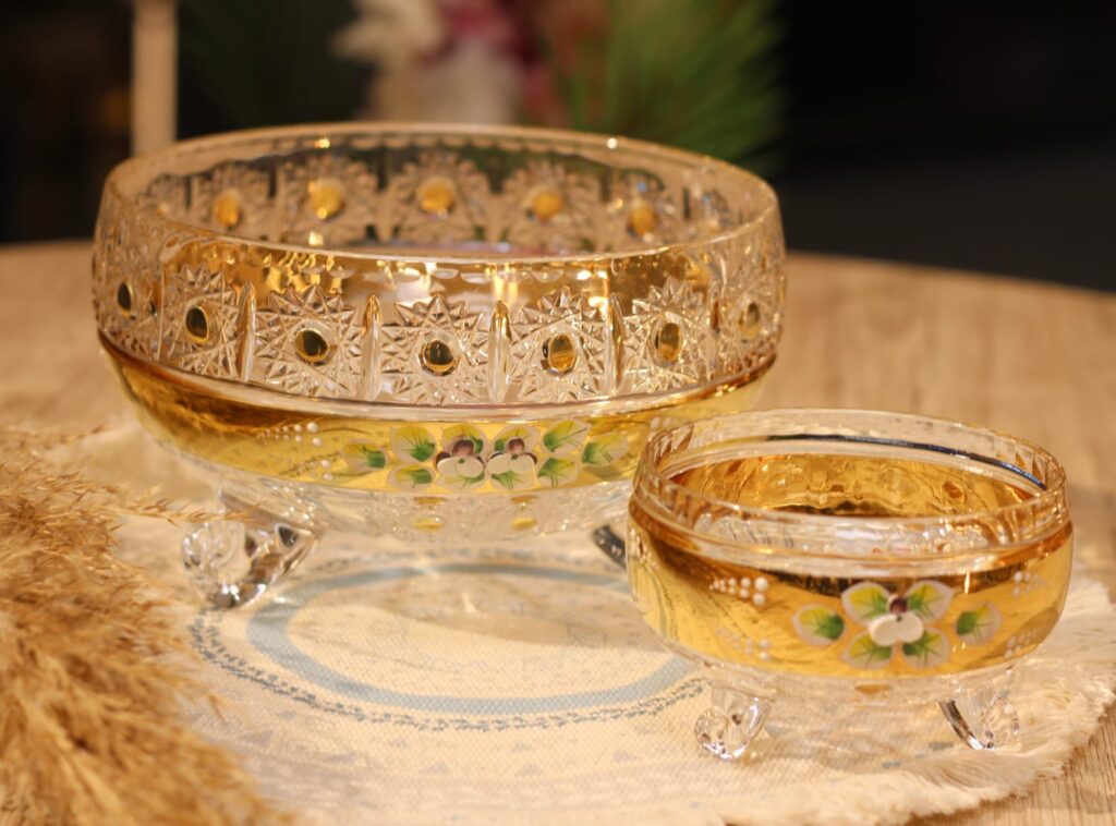 طقم خشاف 7 قطع كريستال بوهيمي