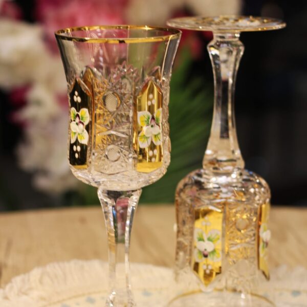 طقم كاسات ديلان مايوركا ورد بارز 6 قطعه