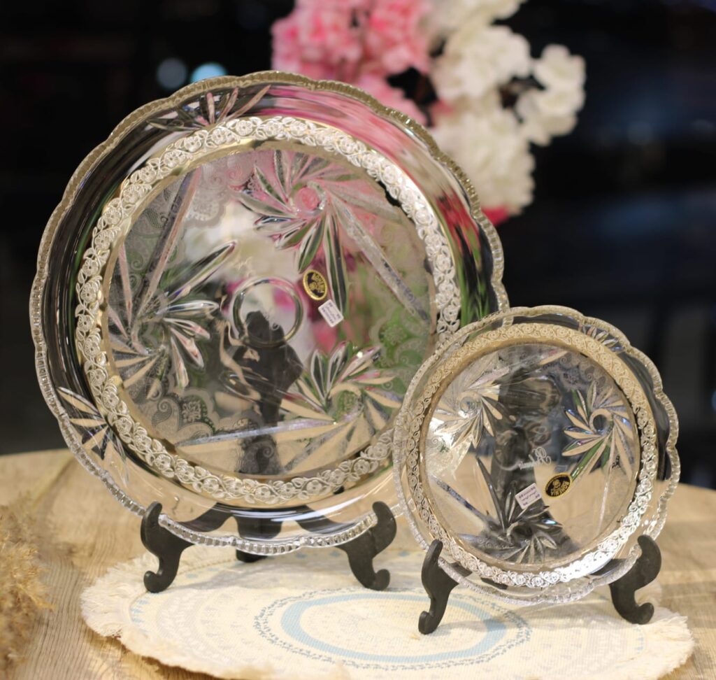 طقم جاتوه ليزر الربيع 7 قطعه كريستال بوهيمي