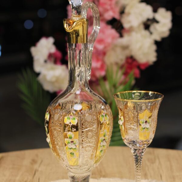 طقم شربات ديلان تويست ورد بارز 7 قطع