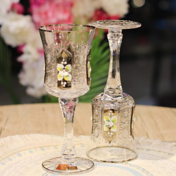 طقم كاسات ديلان مايوركا ورد بارز 6 قطع