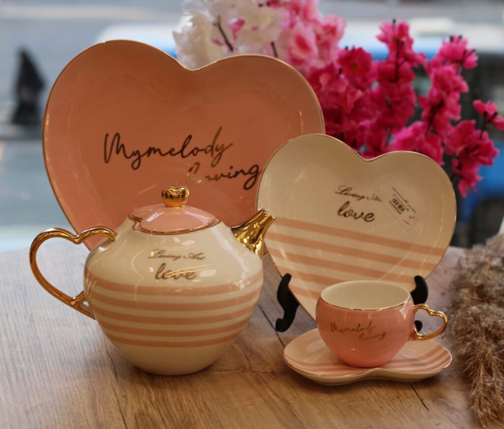 طقم شاي وجاتوه 25 قطعه