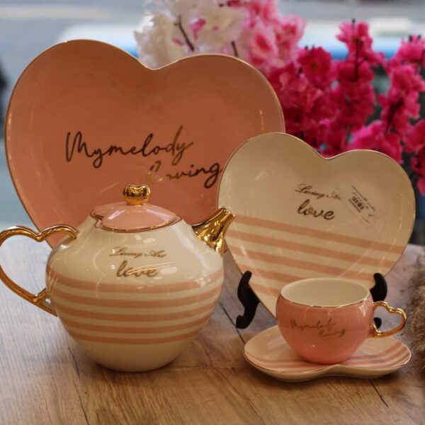 طقم شاي وجاتوه 25 قطعه