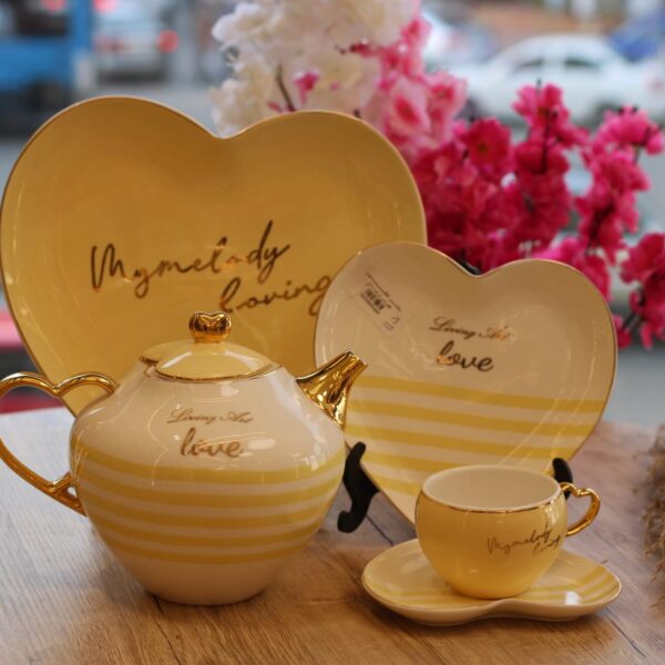 طقم شاي وجاتوه 25 قطعه