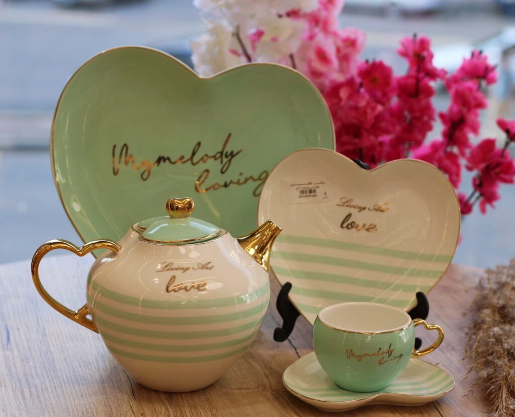 طقم شاي وجاتوه 25 قطعه