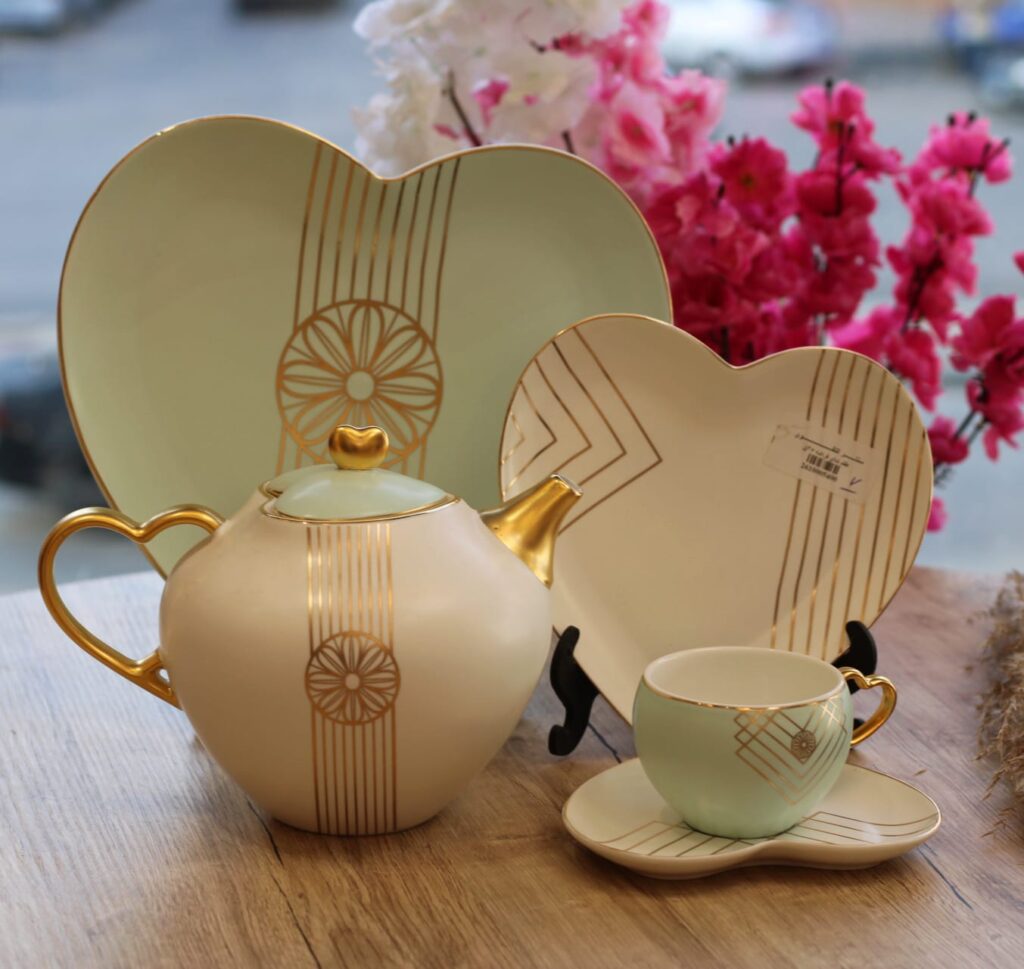 طقم شاي وجاتوه 25 قطعه