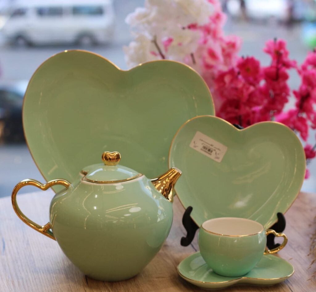 طقم شاي وجاتوه 25 قطعه