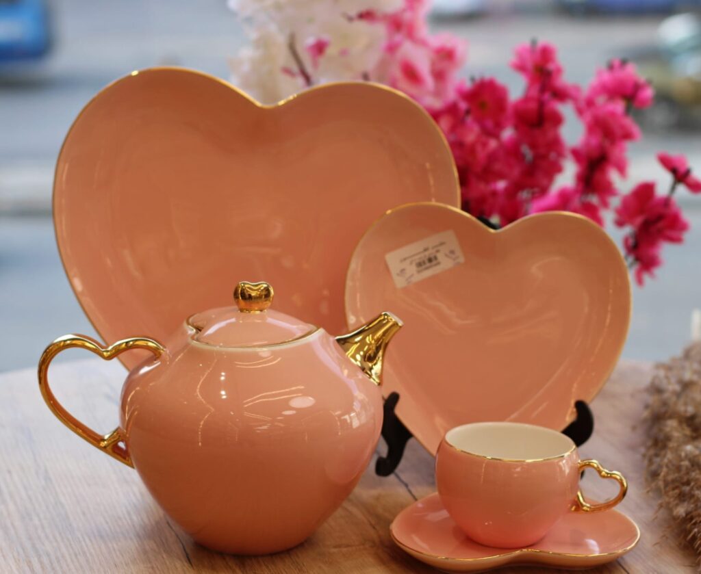 طقم شاي وجاتوه 25 قطعه