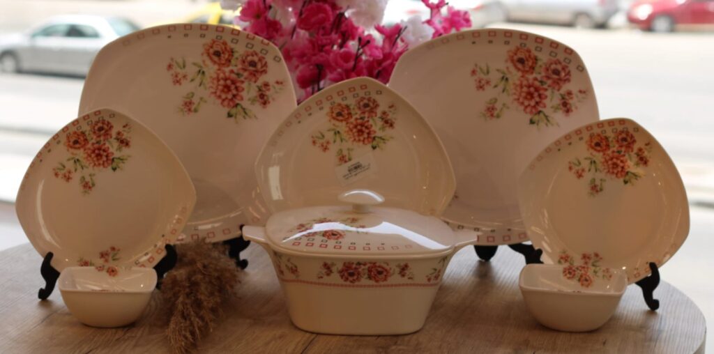 طقم ميلامين باكستاني 38 قطعه