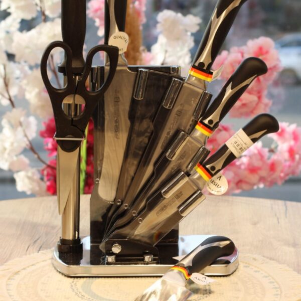 طقم سكاكين ارشا كوبي+ حامل