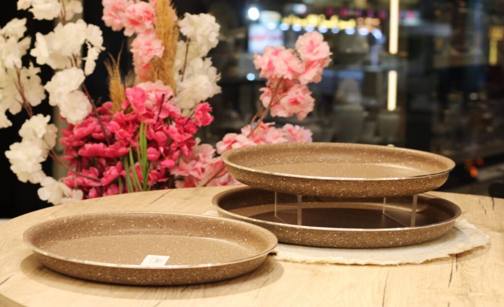 صينيه بيتزا ريد لاين 3 قطعه