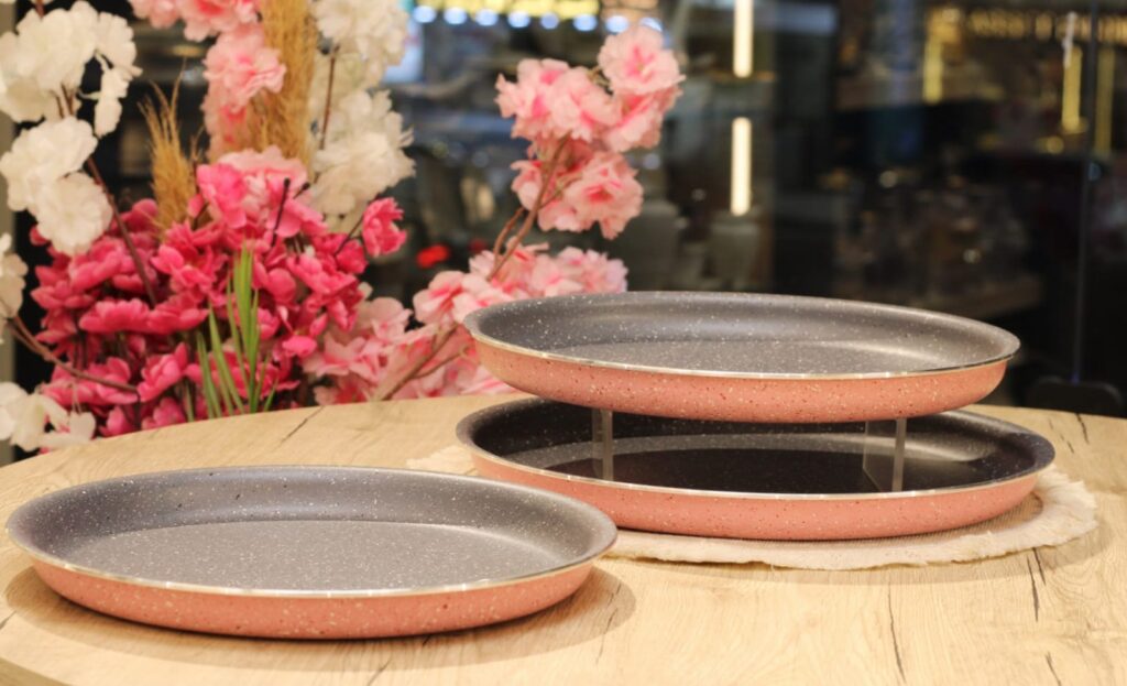 صينيه بيتزا ريد لاين 3 قطعه