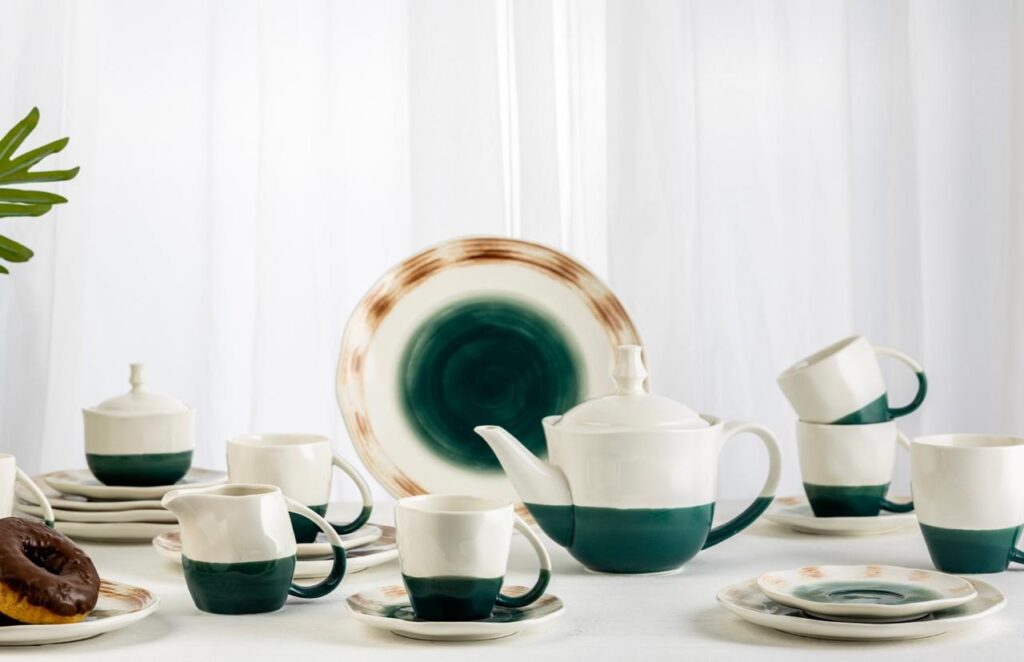 طقم شاي وجاتوه 25 قطعه