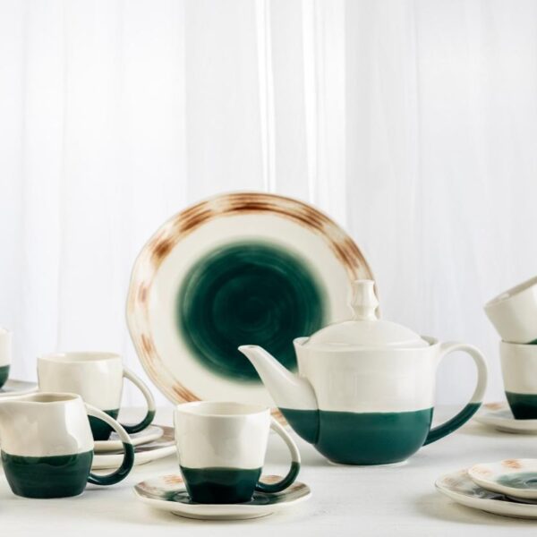 طقم شاي وجاتوه 25 قطعه