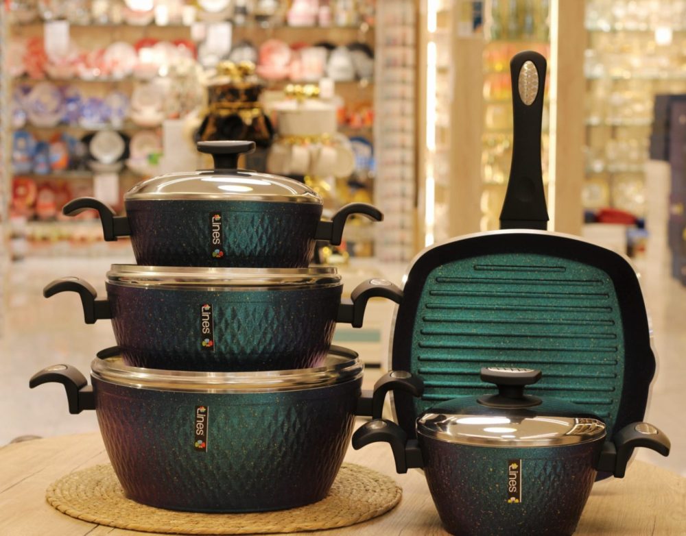 طقم حلل lines تركي 9 قطع - Image 3