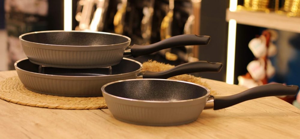 طقم مقلايه 3 قطع جرانيت & تيفال - Image 5