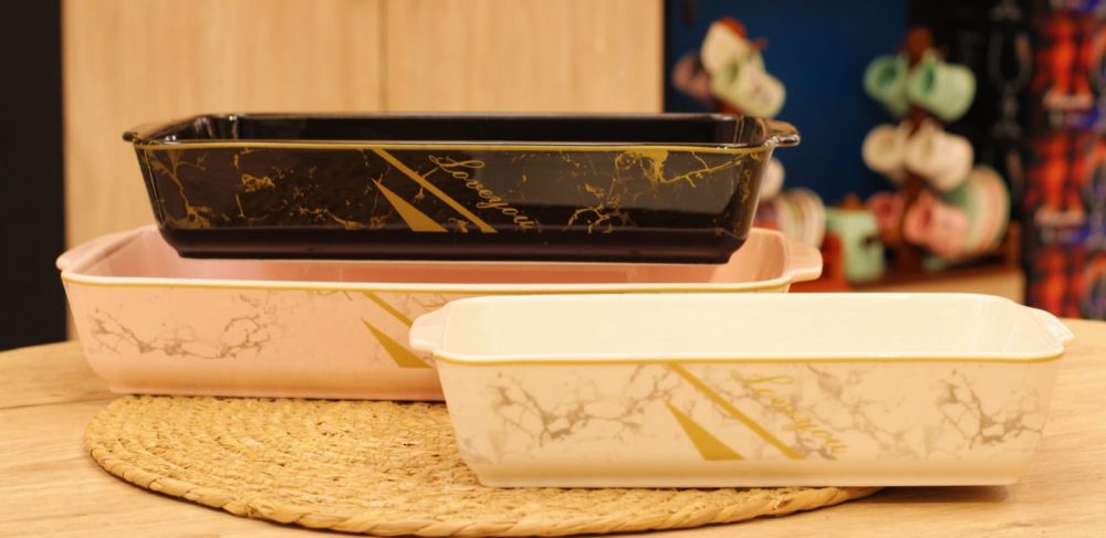 طقم طواجن بورسلين 3 قطع - Image 5