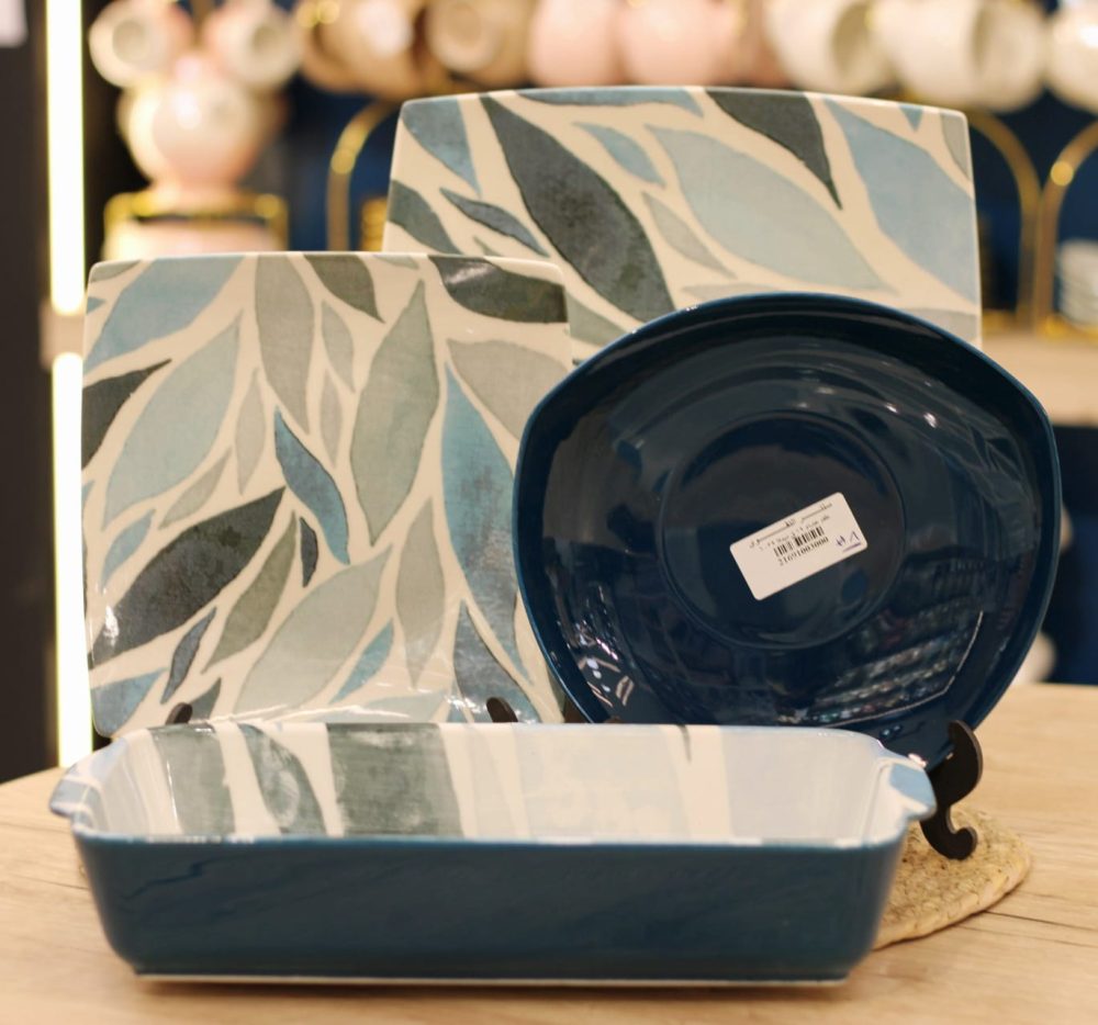 طقم عشاء بورسلين 19 قطعه