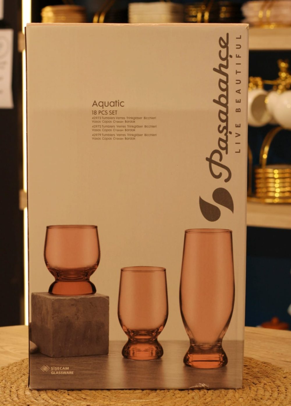 طقم كوبيات اكواتك 18 قطعه - Image 2