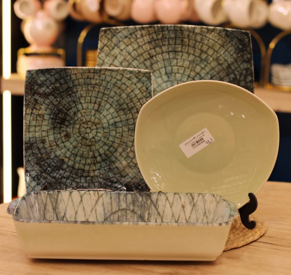 طقم عشاء بورسلين 19 قطعه - Image 3