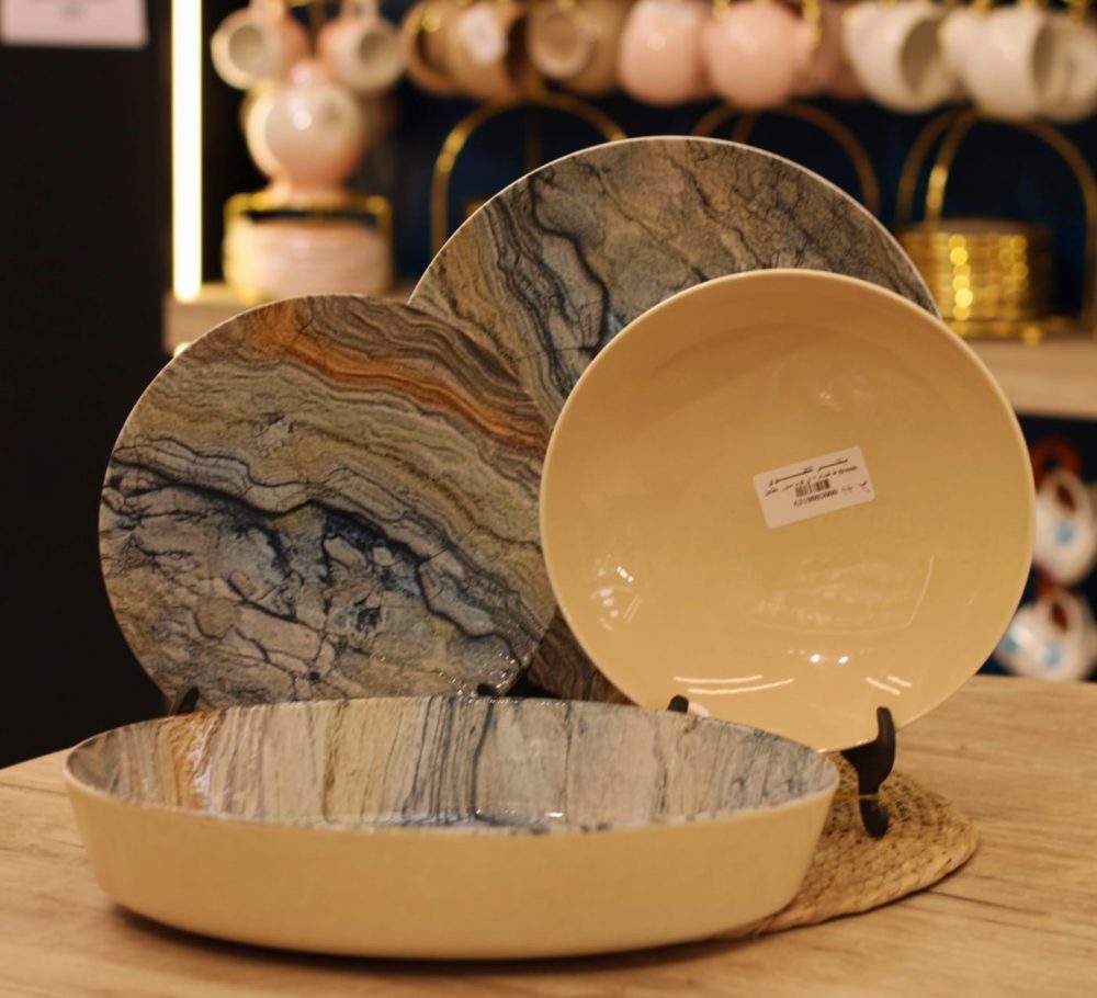 طقم عشاء بورسلين 19 قطعه - Image 2