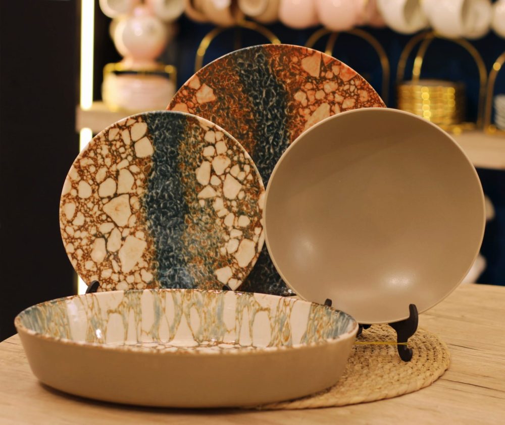 طقم عشاء بورسلين 19 قطعه - Image 7