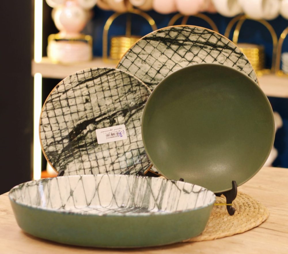 طقم عشاء بورسلين 19 قطعه - Image 4