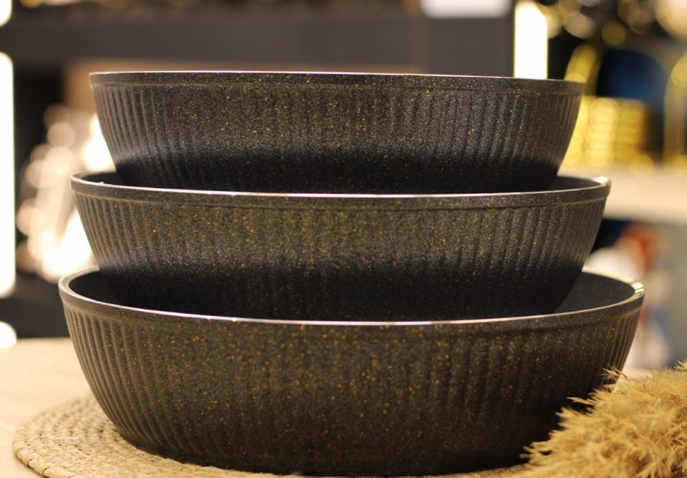 طقم صواني 3 قطع جرانيت & تيفال - Image 2