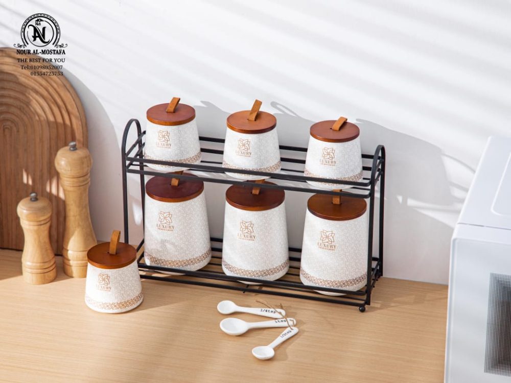 طقم توابل بورسلين 11 قطعه