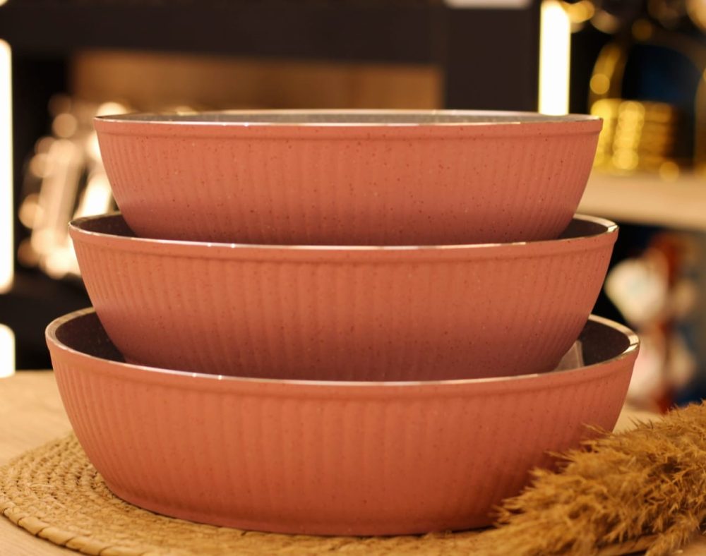 طقم صواني 3 قطع جرانيت & تيفال - Image 5