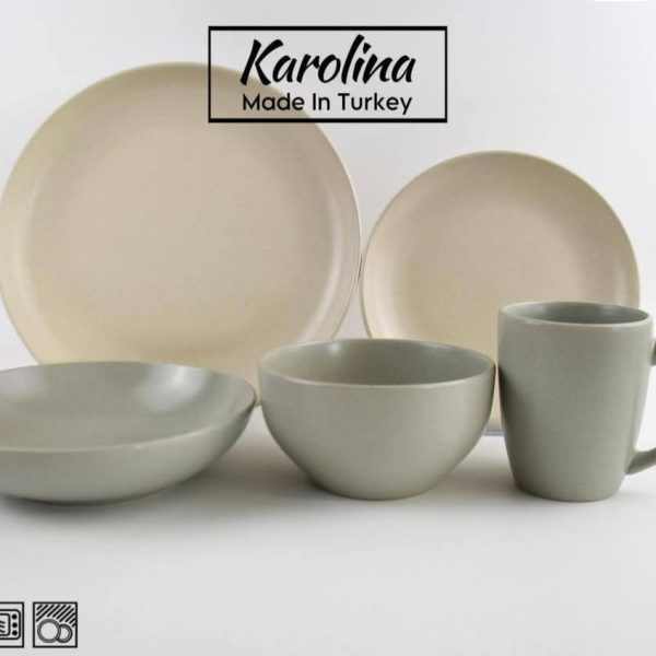 طقم عشاء كارولينا 30 قطعه
