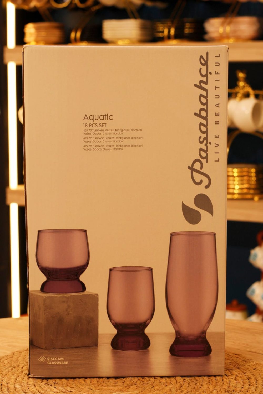 طقم كوبيات اكواتك 18 قطعه - Image 3