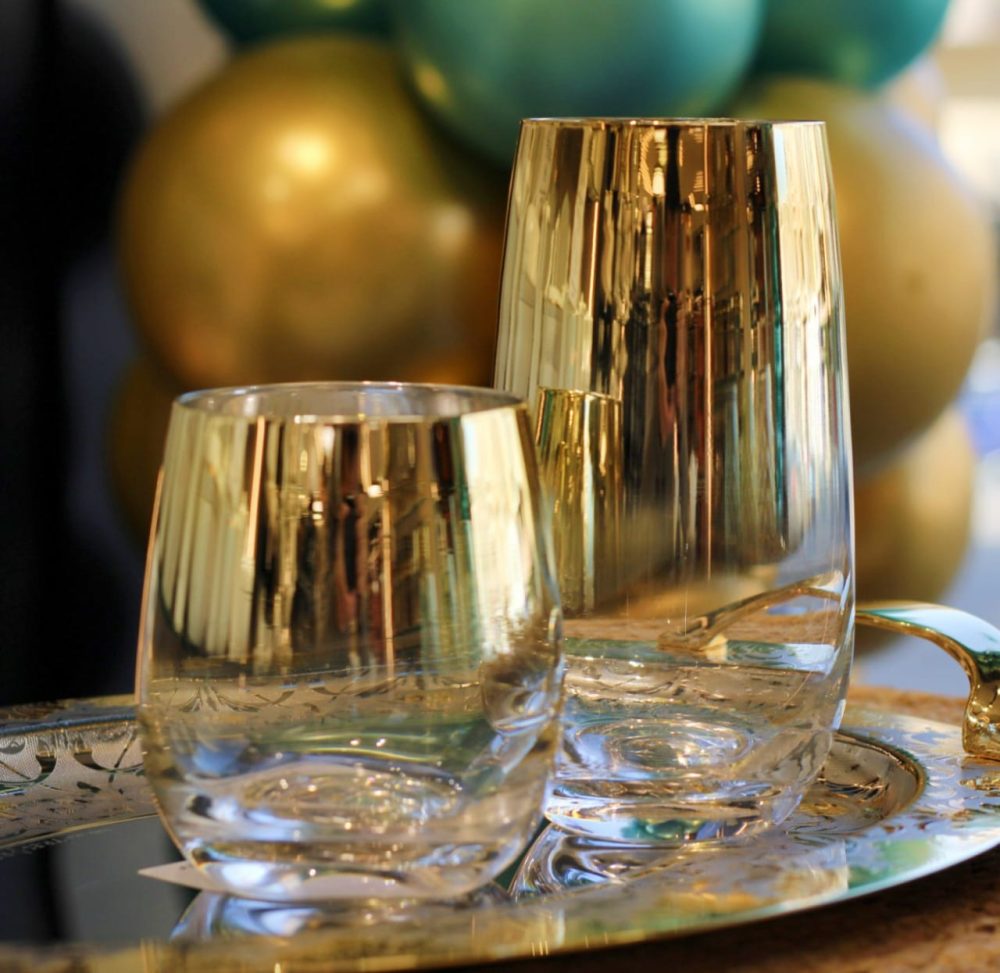 طقم كوبيات جولد 6 قطع