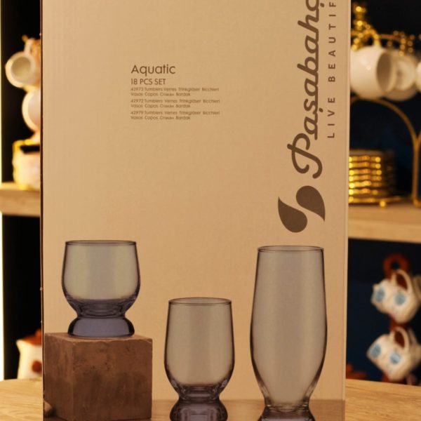 طقم كوبيات اكواتك 18 قطعه