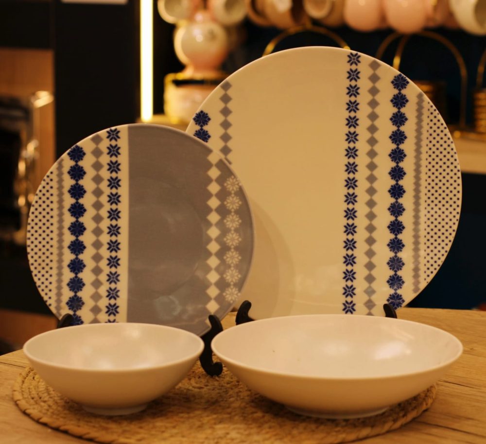 طقم عشاء بورسلين 24 قطعه