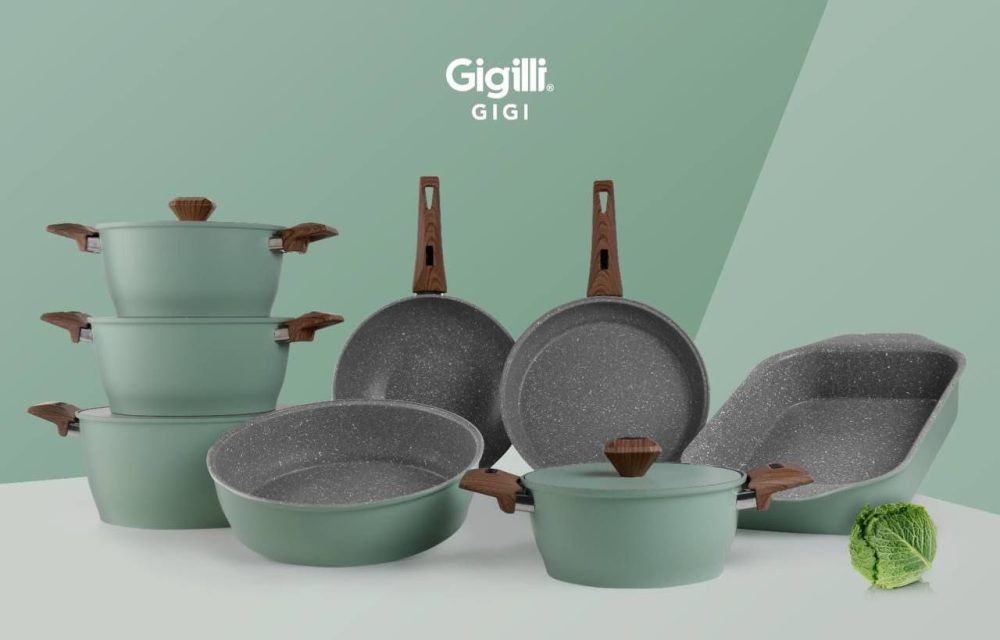 طقم جرانيت gigilli تركي 12 قطعة