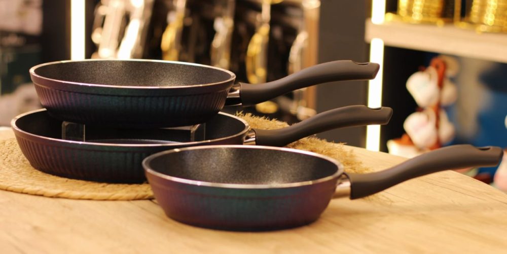 طقم مقلايه 3 قطع جرانيت & تيفال - Image 6