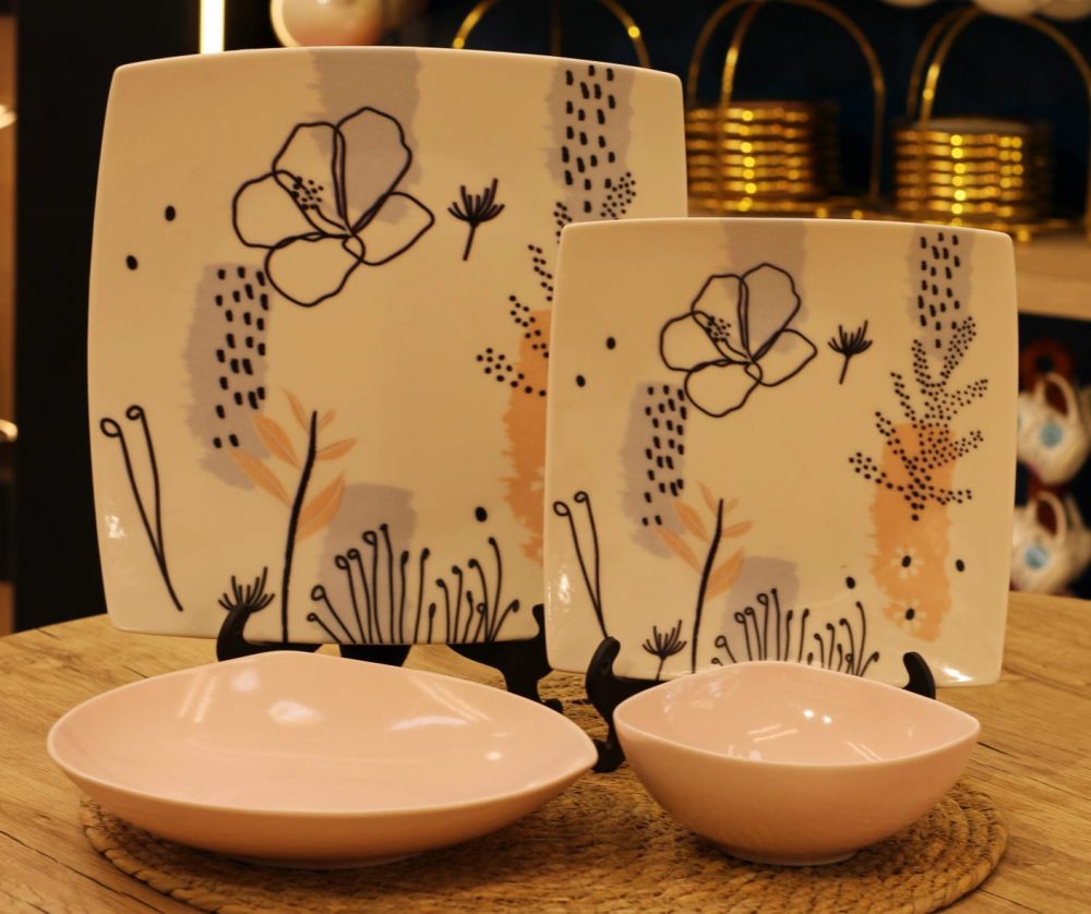 طقم عشاء بورسلين 26 قطعه