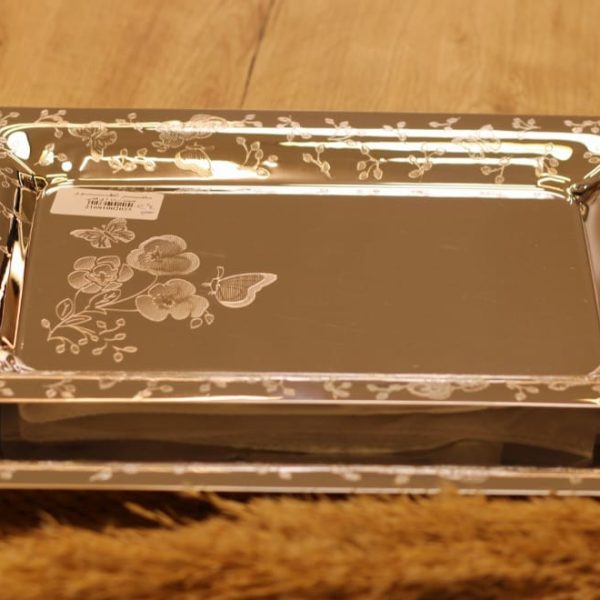 صواني تقديم استانلس قطعتين