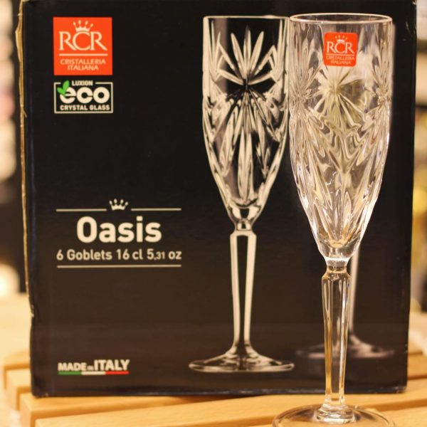 طقم كاسات RcR ايطالي 6 قطع