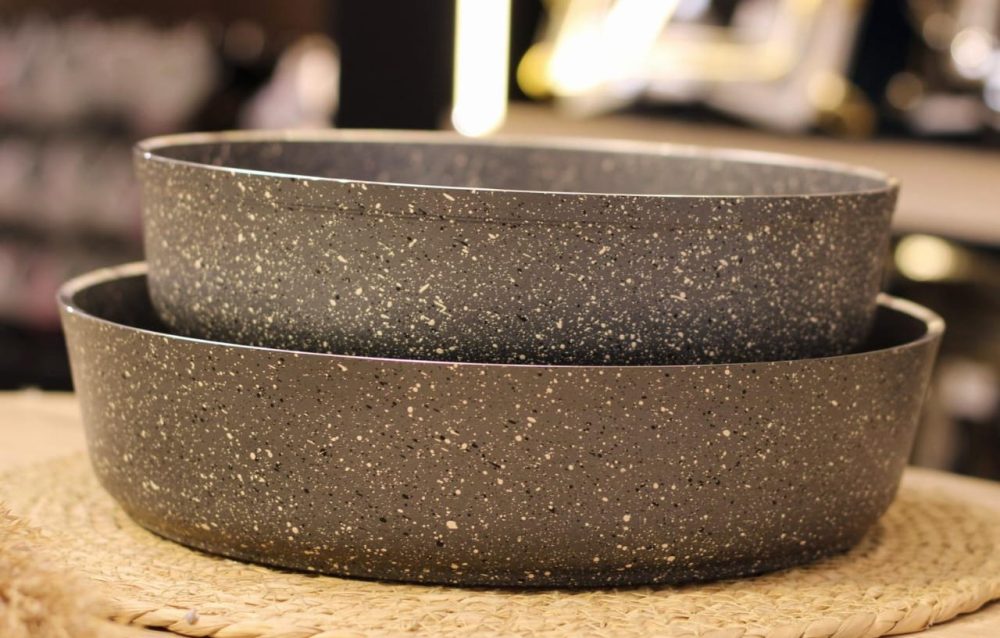 طقم صواني جرانيت قطعتين تركي - Image 4