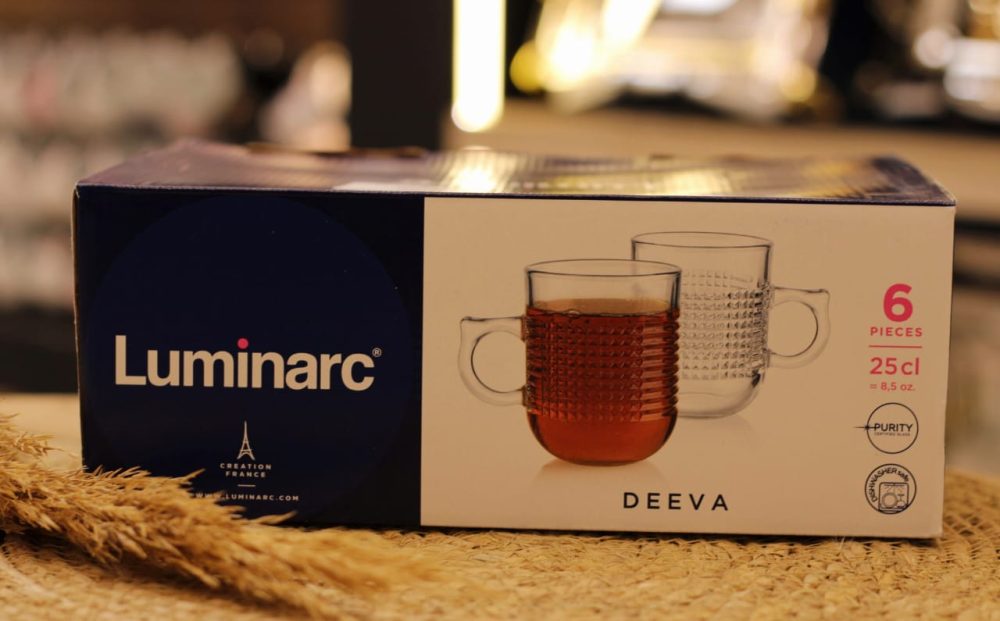 طقم مجات زجاج 6 قطع - Image 2