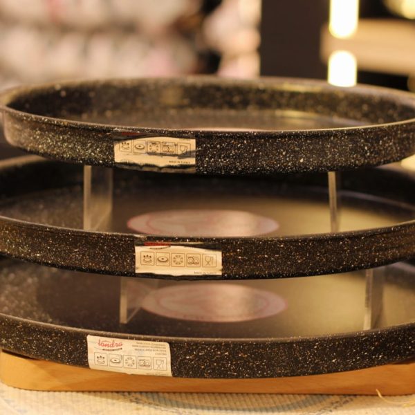 طقم صواني جرانيت بيتزا