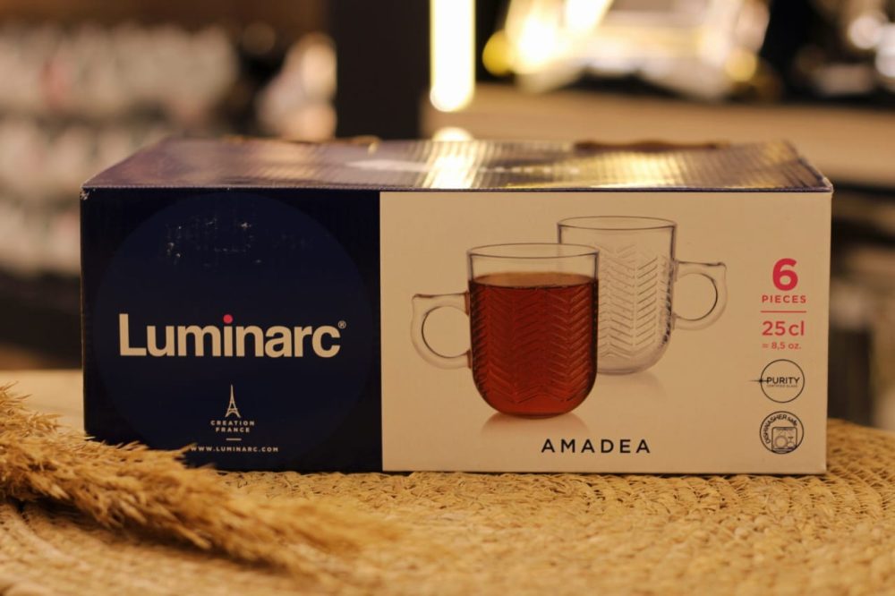 طقم مجات زجاج 6 قطع