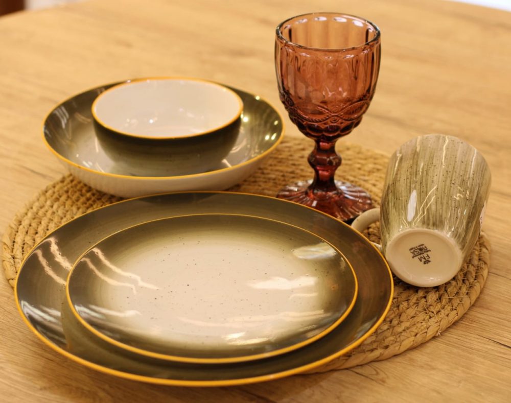 طقم عشاء بورسلين 30 قطعه