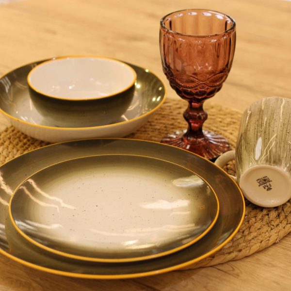 طقم عشاء بورسلين 30 قطعه