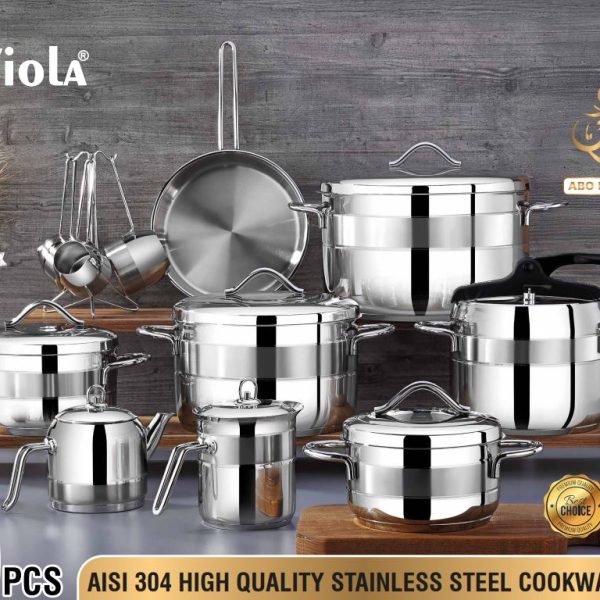 طقم استانلس 19 قطعه