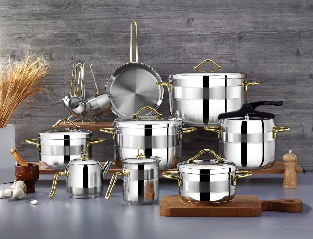 طقم استانلس 19 قطعه