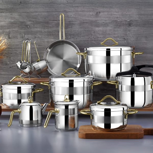 طقم استانلس 19 قطعه